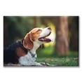 thumbnail image 1 of Cuadro Canva Listo Para Colgar Tipo Galería Beagle Feliz 60X90 cm Pixtreats, 1 of 4