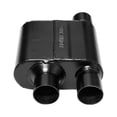 thumbnail image 3 of Flowmaster Exhaust Muffler 8425810 Super 10 Series; 2-1/2 Inch Offset Inlet; Dual 2-1/2 Inch Outlet; 8 Inch Body Length, 3 of 6