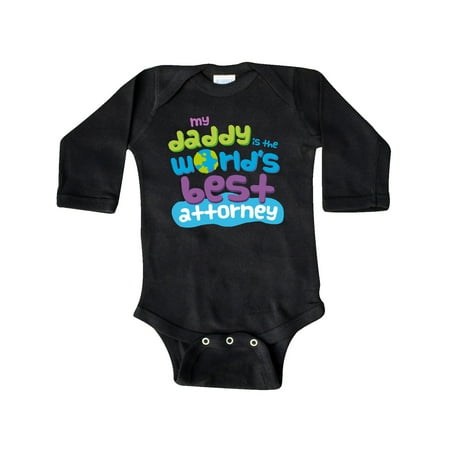 

Inktastic Attorney Dad Lawyer Gift Gift Baby Boy or Baby Girl Long Sleeve Bodysuit