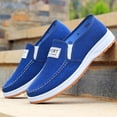 thumbnail image 3 of ZTTD Men's Shoes Fashion All Season Men Casual Shoes Flat Bottom Non Slip Comfortable Round Toe Shallow Mouth Slip On Solid Color, Sizes 39-44, 3 of 5