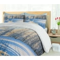 thumbnail image 5 of Ambesonne Farm House Duvet Cover Sets, Winter Snowy Pines, 2-Queen, White Blue, 5 of 7