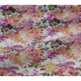 thumbnail image 5 of oneOone Viscose Jersey Dark Peach Fabric Leaves & Floral Artistic Dress Material Fabric Print Fabric By The Yard 60 Inch Wide, 5 of 5