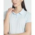 thumbnail image 4 of Real Essentials 3 Pack: Womens Short Sleeve Dry-Fit Performance Polo Shirt (Available in Plus), 4 of 6