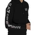 thumbnail image 4 of EA7 Chest Logo Pullover Hoodie, Black, 4 of 5
