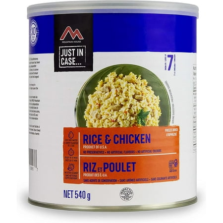 Rice and Chicken (6 Cans) Free Dried Survival Emergency Food 10 Can