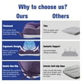 thumbnail image 3 of XIECUVA Chair Cushions for Dining Chairs, Set of 4, Memory Foam Kitchen Chair Cushions with Quilted Non-Slip Rubber Backing, 15.5" x 15.5" x 3.5", Dark Purple, 3 of 8