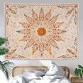 thumbnail image 3 of Gojian Boho Floral Mandala Tapestry Wall Hanging Pink Bohemian Flower Medallion Tapestry Aesthetic Watercolor Hippie Indian Small Tapestries for Bedroom Living Room Dorm Decor, 3 of 6