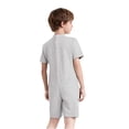 thumbnail image 3 of Doomiva Special Needs Adaptive Clothing for Children Anti-Strip Romper Short Sleeve Autism Sensory Jumpsuit with Tube Access Grey 14, 3 of 7