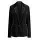 thumbnail image 4 of Chaquetas para mujer Cozy Retro manga larga terciopelo sólido botones Pokets chaqueta cárdigan abrigo suelto Top Odeerbi  ODB-3, 4 of 5