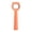 Orange, variant on KGJQ Cute Bear Bottle Opener, Stainless Steel Beer Cap Remover with Non Slip Handle, Portable Kitchen Bar Tool for Soda, Gift for Men Women
