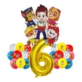 thumbnail image 5 of juego de globos de aluminio con dibujos animados de Paw Patrol, Ryder, Chase, Marshall, Skye, decoración de cumpleaños para niños, suministros para fiestas, juguete de regalo, 5 of 5