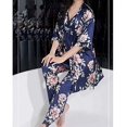 thumbnail image 4 of Conjunto de pijamas de seda para mujer, pijamas para niña, pijamas para mujer, pijamas de satén, 4 of 5
