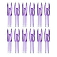 thumbnail image 1 of Uxcell Archery Arrows Nocks, Plastic Insert Arrow Nock Replacement Arrow Tails for Hunting Shooting Compound Recurve Bow Clear Purple, 1 of 7
