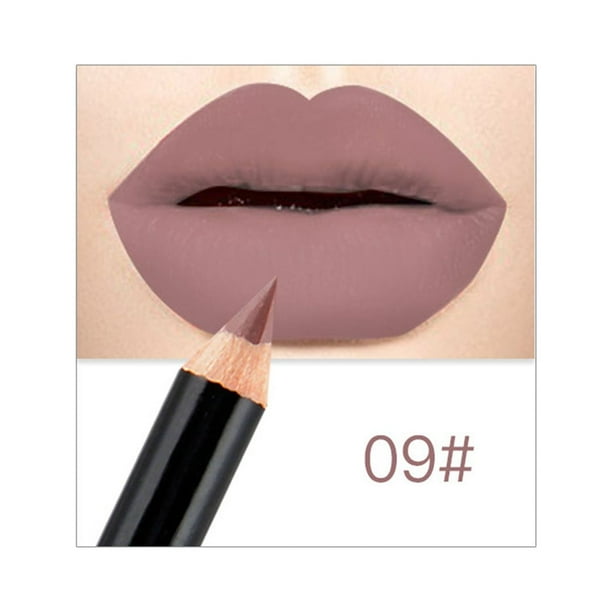 Fiudx Ofertas relampago Lápiz labial mate color piel Lápiz labial delineador de labios modificado