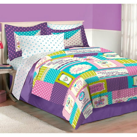 Dream Diary Mini Comforter Set - Walmart.com