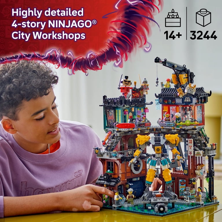 LEGO NINJAGO City Workshops Building Toy - Ninja Set for Boys