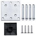 thumbnail image 5 of vidaXL Fence Panel WPC 95x(105-180) cm Grey, 5 of 5