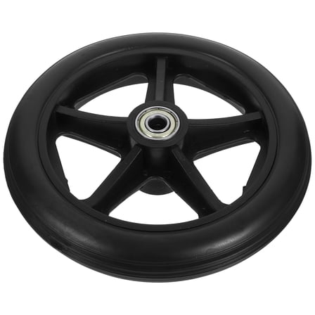 OUNONA 1Set Replaceable Front Wheel for Wheelchair with Strong Bearing Capacity and Smooth Rubber