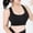 Black, variant on Womens Bra Women's Plus Size Mesh Stitching Sports Underwear High Strength Fitness Vest Latex Bra Pad Yoga Clothes Sexy Plus Size lingerie Sports Bra Pack
