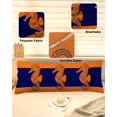 thumbnail image 2 of Seahorse Mandalas Body Pillow Cover 20 x 54 Inch Decorative Pillow Cover Boho Modern Orange Navy Blue Stripe Lumbar Pillowcase Seasonal Rectangle Cushion Case for Couch Sofa Bed Living Room, 2 of 7