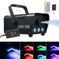 thumbnail image 2 of Shineslay LED-500 RGB Stage Light 300ML Fog Smoke Machine Fogger Wireless Remote Control for Home Party Wedding Club Pub Bar Holiday Festival, 2 of 8