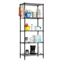 AetherLove 60"x22"x12" Heavy Duty 5 Layer Wire Shelving Rack Adjustable Shelf Storage Kitch Tier Steel Heavy Metal Unit Garage Home Organizer