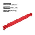 thumbnail image 2 of Uxcell Polypropylene Rope Braid Cord 15M/49.2ft 8mm Dia Red, 2 of 6