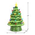 thumbnail image 3 of Mr. Christmas 12" Nostalgic Ceramic Lit Tree, Green, 3 of 6