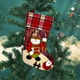 thumbnail image 4 of Fiudx Ofertas relámpago del día Adornos navideños Calcetines de Papá Noel Adornos para el árbol de Navidad Calcetines navideños Bolsas de regalo Bolsas de regalo navideñas, 4 of 6