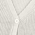 thumbnail image 3 of Stichou Women's 2025 Fashion Casual Oversized Open Front Batwing Long Sleeve Chunky Knit Cardigans Sweaters Outerwear Coats White XL, 3 of 5