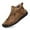 Brown, variant on Elira Supportive Men's Slip On Sneakers Ergonomic Orthopedic Walking Shoes for Hiking Camping and Driving