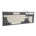 thumbnail image 3 of Teclado para juegos con retroiluminación LED RGB, mecánico, resistente al agua, compacto, 96 teclas, teclado de membrana USB para ordenador de escritorio y PC., 3 of 14