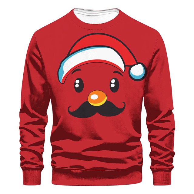 Sudaderas sin capucha para hombre, estilo casual, con estampado de moda, sudadera de manga larga, blusas de manga larga con cuello redondo, camisas, blusas para hombre, poliéster