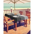 thumbnail image 2 of Farm Retro Wood Grain Black Gray Rectangle Tablecloth with Zipper,Waterproof Table Cloth with Umbrella Hole Patio Tablecloths for Outdoor Tables,Farmhouse Gradient Stripes Spillproof Table Cover, 2 of 6