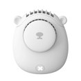 thumbnail image 1 of Mini ventilador de cuello para colgar, ventilador ajustable USB, enfriador portátil de bajo ruido para deportes al aire libre, color blanco AweSitey HA003996-01, 1 of 6