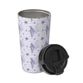 thumbnail image 2 of Daiia Stripes and Sprigs of Lavender Printed Stainless Steel Tumbler with Lid and Straw, Double Wall Vacuum Insulated Coffee Tumbler Travel Coffee Mug with Leak Proof Lid, 2 of 8