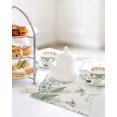 thumbnail image 4 of Spring Eucalyptus Kitchen Dish Towels for Drying Dishes Set of 3, Garden Botanical Leaves Butterflies Waffle Weave Microfiber Hand Tea Bathroom Towels Quick Dry & Absorbent Towel 12x12, 4 of 7