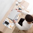 thumbnail image 3 of Long Mouse Pads for Desk,Pioneer Flower Floral Print Pattern Desk Mats on Top Of Desks, Desk Mouse Pad Extra Large with 3mm Non-Slip Base and Stitched Edge for Gaming,Office,Work,Home 31.5"x11.8", 3 of 6