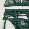 thumbnail image 7 of Fashion Sets for Women's Fishing net Lingerie Set, Suitable for Women's Sexy 4 Piece Lingerie Set Hollowed Out Lingeries with Garter, 7 of 7