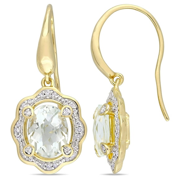Everly Women's Quartz Yellow Gold Plated Earrings