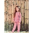 thumbnail image 3 of Oudiya Girls 2 Piece Outfits Velour Tracksuit Hoodie and Jogger Set Sweatsuit Athletic Clothes Sets, 3 of 6