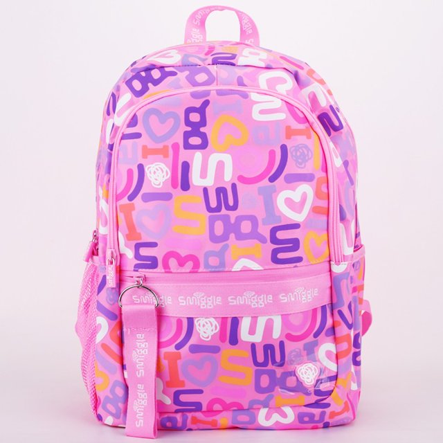 Sac à Dos pour Adolescent, Grande Capacité, Forme de Dessin Animé avec Stylo Pailleté-SinKeeU
