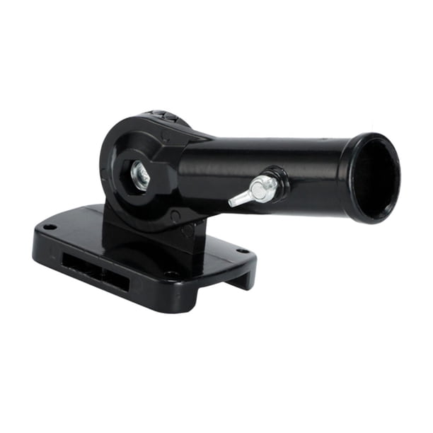 Soporte para asta de bandera, herrajes metálicos ajustables de primera calidad, durabilidad, soporte de montaje Negro