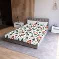 thumbnail image 3 of Elf Funda Nórdica, Árboles de Navidad Xmas Ropa de Cama Individual Doble Queen King Full, 3 of 7