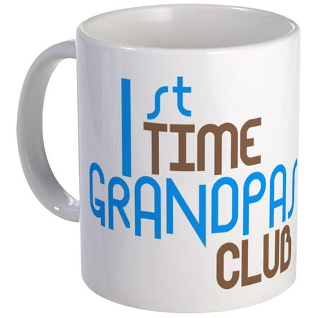 Christmas Club Mugs - CafePress - 1St Time Grandpas Club (Blue) Mug - Unique Coffee Mug, Coffee Cup CafePress