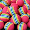 thumbnail image 2 of OULII Training Golf Balls Set Colorful EVA Approach Shot Practice for Beginners, 2 of 8