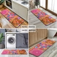 thumbnail image 6 of Bright Pioneer Flower Patchwork Kitchen Rug Mat,Kitchen Runner Rugs Non Skid Washable,Decorative Kitchen Floor Mats for Kitchen,Sink,Laundry,17"x47.2", 6 of 7
