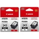 thumbnail image 1 of Cartucho de tinta Canon PG-245XL negro, paquete de 2, 1 of 2