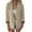 Beige, variant on Ladies' Solid Color Slim Fit One Button Middle Sleeve Leisure Suit Jacket Blazers for Women L