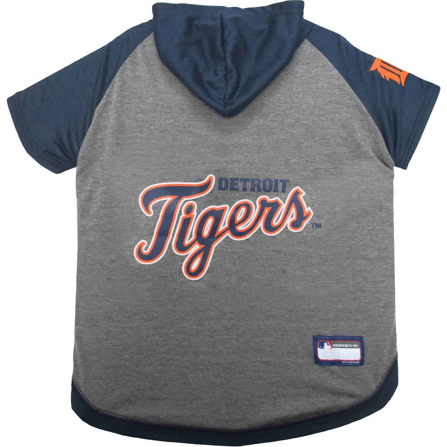 Pets First MLB Detroit Tigers Hoodie Tee Shirt by Pets First